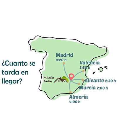 Casa Rural Mirador Del Rio Tus, En Yeste Exteriér fotografie